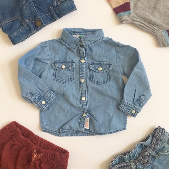 baby girl jean shirt